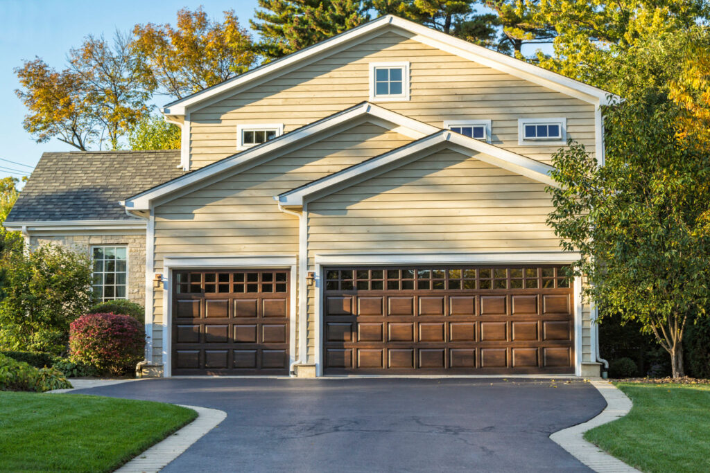 Residential garage door