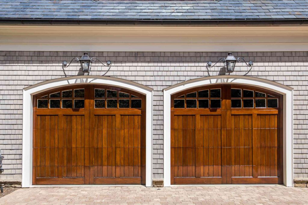 modern residential garage door
